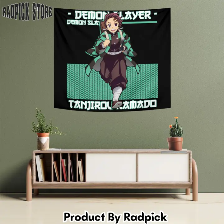 Tanjirou kamado tapestry custom anime home decor  rp5945744